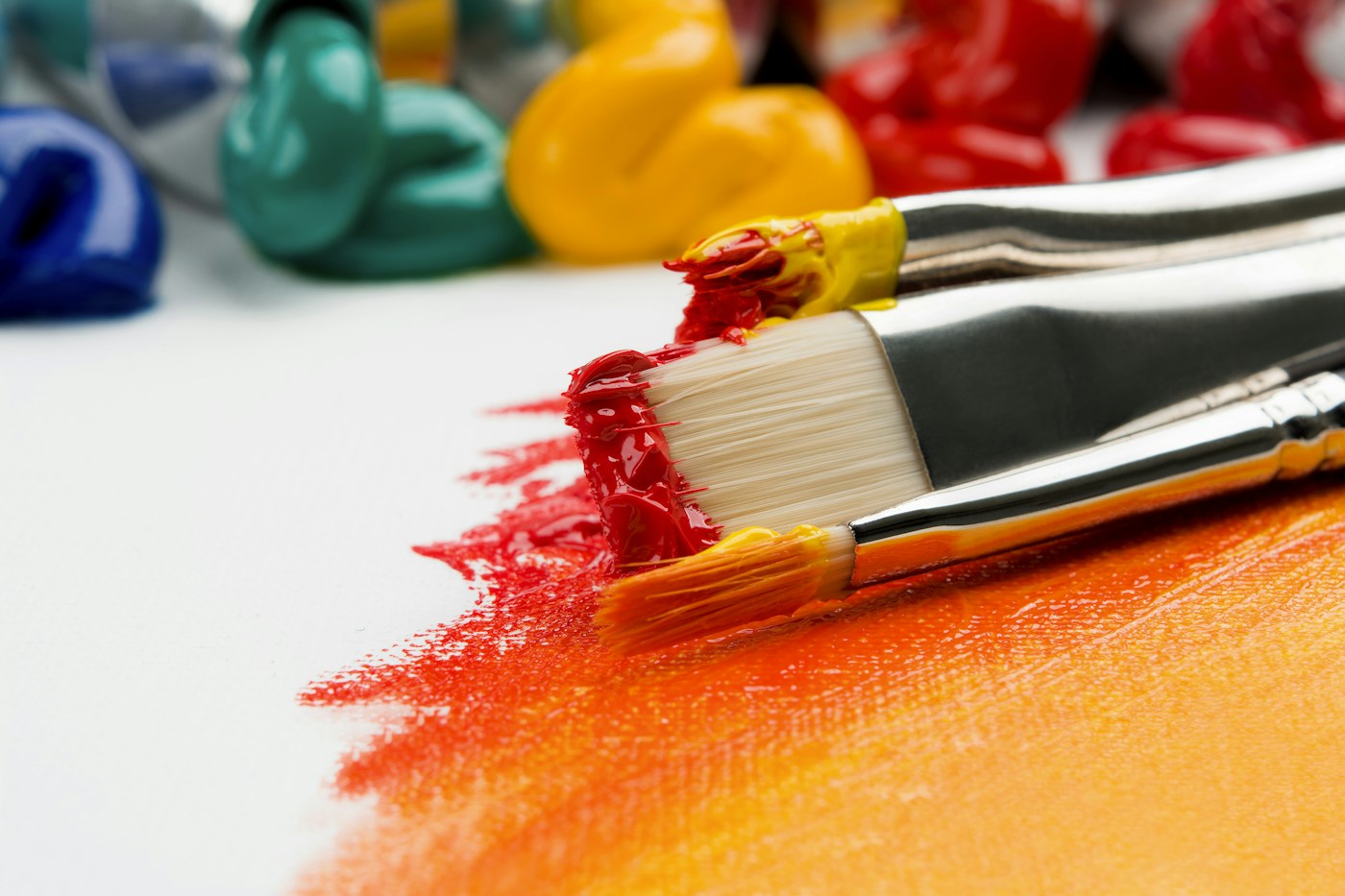 An artist’s tools, illustrating creative practice
